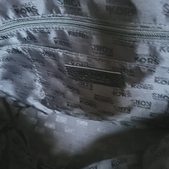 Michael Kors Large Jet Set Woman's Tote Black Leather Snap Closure Super Sharp - Picture 7 of 12